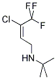 4-(TERT-BUTYLAMINO)-2-CHLORO-1,1,1-TRIFLUOROBUT-2-ENE Struktur