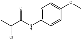 2-CHLORO-N-(4-METHOXYPHENYL)PROPANAMIDE Struktur