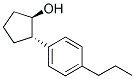 TRANS-2-(4-N-PROPYLPHENYL)CYCLOPENTANOL Struktur