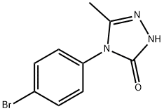 4-(4-BROMOPHENYL)-5-METHYL-2,4-DIHYDRO-3H-1,2,4-TRIAZOL-3-ONE Structure