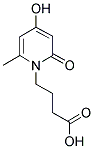 4-(4-HYDROXY-6-METHYL-2-OXO-2H-PYRIDIN-1-YL)-BUTYRIC ACID Struktur