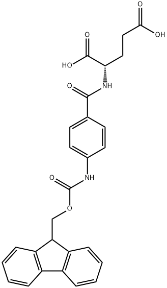 FMOC-N-ALPHA-(4-AMINOBENZOYL)-L-GLUTAMIC ACID Struktur