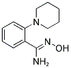 N'-HYDROXY-2-PIPERIDINOBENZENECARBOXIMIDAMIDE Struktur