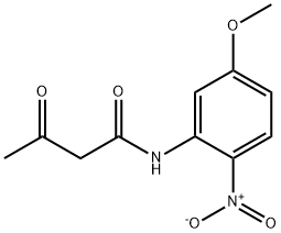 N-(2-NITRO-5-METHOXYPHENYL)-3-OXOBUTANAMIDE Struktur