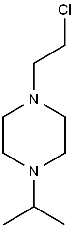 1-(2-CHLOROETHYL)-4-ISOPROPYLPIPERAZINE Struktur