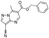 BENZYL 3-CYANO-7-METHYLPYRAZOLO[1,5-A]PYRIMIDINE-6-CARBOXYLATE Struktur