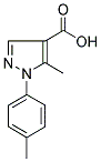 5-METHYL-1-P-TOLYL-1H-PYRAZOLE-4-CARBOXYLIC ACID Struktur