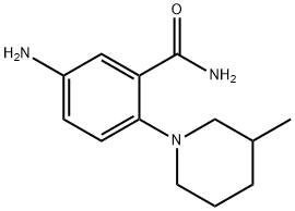 5-AMINO-2-(3-METHYL-PIPERIDIN-1-YL)-BENZAMIDE Struktur