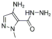 4-AMINO-2-METHYL-2 H-PYRAZOLE-3-CARBOXYLIC ACID HYDRAZIDE Struktur