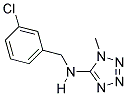 N-(3-CHLOROBENZYL)-1-METHYL-1H-TETRAZOL-5-AMINE Struktur