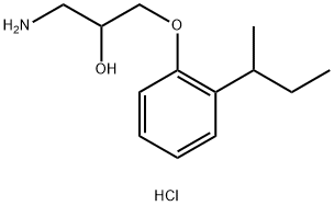 1-AMINO-3-(2-SEC-BUTYLPHENOXY)PROPAN-2-OL HYDROCHLORIDE Struktur