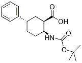 CIS-2-TERT-BUTOXYCARBONYLAMINO-TRANS-5-PHENYL-CYCLOHEXANECARBOXYLIC ACID Struktur