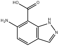 6-AMINO-1H-INDAZOLE-7-CARBOXYLIC ACID Structure