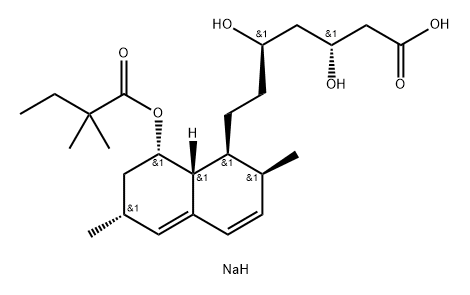 SIMVASTATIN, SODIUM SALT Struktur