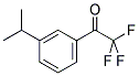 3'-ISO-PROPYL-2,2,2-TRIFLUOROACETOPHENONE Struktur