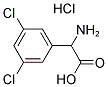 AMINO-(3,5-DICHLORO-PHENYL)-ACETIC ACID HCL Struktur