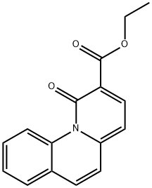 ETHYL BENZO[6,7]-4-OXO-4H-QUINOLIZINE-3-CARBOXLATE Struktur