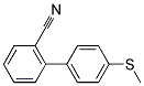 4'-(METHYLSULFANYL)[1,1'-BIPHENYL]-2-CARBONITRILE Struktur