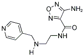 4-AMINO-N-(2-((PYRIDIN-4-YLMETHYL)AMINO)ETHYL)-1,2,5-OXADIAZOLE-3-CARBOXAMIDE Struktur