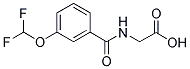 (3-DIFLUOROMETHOXY-BENZOYLAMINO)-ACETIC ACID Struktur