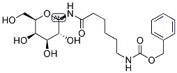 N-(E-N-BENZYLOXYCARBONYLAMINO)CAPROYL)-B-D-GALACTOPYRANOSYLAMINE Struktur