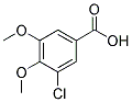 3-CHLORO-4,5-DIMETHOXYBENZOIC ACID Struktur