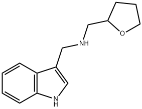 (1H-INDOL-3-YLMETHYL)-(TETRAHYDRO-FURAN-2-YLMETHYL)-AMINE Struktur