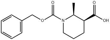 2S,3S-1-CBZ-2-METHYL-PIPERIDINE-3-CARBOXYLIC ACID Struktur