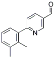 6-(2,3-DIMETHYL-PHENYL)-PYRIDINE-3-CARBALDEHYDE Struktur