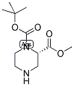 (S)-PIPERAZINE-1,2-DICARBOXYLIC ACID 1-TERT-BUTYL ESTER 2-METHYL ESTER Struktur