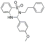 2-(4-METHOXYPHENYL)-3-(2-PHENYLETHYL)-1,2,3-TRIHYDRO-4-THIAQUINAZOLINE-4,4-DIONE Struktur