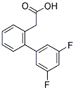 (3',5'-DIFLUORO-BIPHENYL-2-YL)-ACETIC ACID Struktur