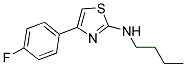 BUTYL-[4-(4-FLUORO-PHENYL)-THIAZOL-2-YL]-AMINE Struktur