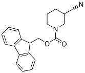 3-CYANO-1-N-FMOC-PIPERIDINE Struktur