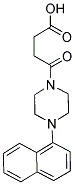 4-[4-(1-NAPHTHYL)PIPERAZIN-1-YL]-4-OXOBUTANOIC ACID Struktur