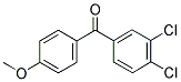 3,4-DICHLORO-4'-METHOXYBENZOPHENONE Struktur