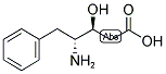 (3S,4R)-4-AMINO-3-HYDROXY-5-PHENYLPENTANOIC ACID Struktur