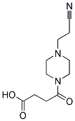 4-[4-(2-CYANO-ETHYL)-PIPERAZIN-1-YL]-4-OXO-BUTYRIC ACID Struktur