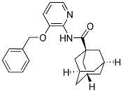 ADAMANTANYL-N-(3-(PHENYLMETHOXY)(2-PYRIDYL))FORMAMIDE Struktur