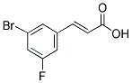 3-BROMO-5-FLUOROCINNAMIC ACID Struktur