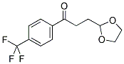 3-(1,3-DIOXOLAN-2-YL)-4'-TRIFLUOROMETHYLPROPIOPHENONE Struktur