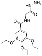 3,4,5-TRIETHOXY-N-(2-HYDRAZINO-2-OXOETHYL)BENZAMIDE Struktur