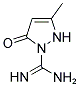 3-METHYL-5-OXO-2,5-DIHYDRO-1H-PYRAZOLE-1-CARBOXIMIDAMIDE Struktur