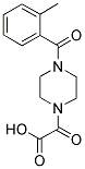 [4-(2-METHYL-BENZOYL)-PIPERAZIN-1-YL]-OXO-ACETIC ACID Struktur