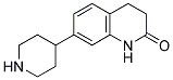 7-PIPERIDIN-4-YL-3,4-DIHYDRO-1H-QUINOLIN-2-ONE Struktur