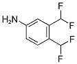 3,4-BIS(DIFLUOROMETHYL)ANILINE Struktur