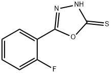 5-(2-FLUORO-PHENYL)-[1,3,4]OXADIAZOLE-2-THIOL Struktur