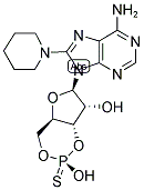 8-PIPERIDINOADENOSINE-3',5'-CYCLIC MONOPHOSPHOROTHIOATE, RP-ISOMER Struktur