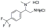 [2-AMINO-1-[4-(TRIFLUOROMETHYL)PHENYL]ETHYL]DIMETHYLAMINE 2HCL Struktur