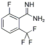 2-FLUORO-6-TRIFLUOROMETHYL-BENZAMIDINE Struktur